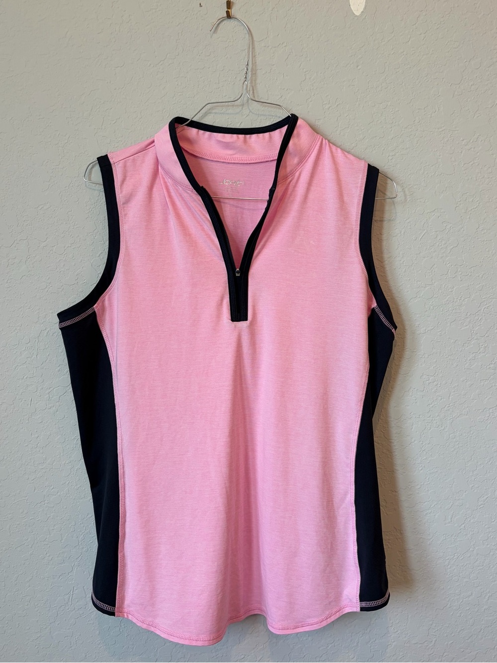 Jofit Heather Pink Sleeveless Active Polo